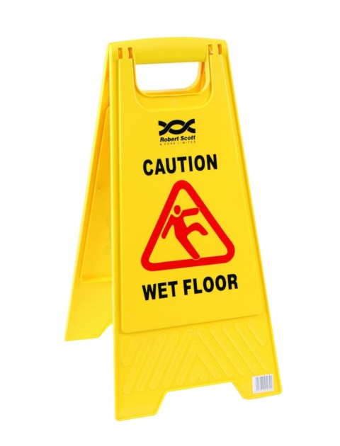 Caution Wet Floor/Cleaning In Progress Sign Hygiene
